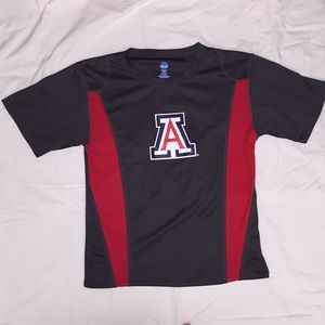 Univ Arizona NCAA boy 10/12 gym shirt Wildcats